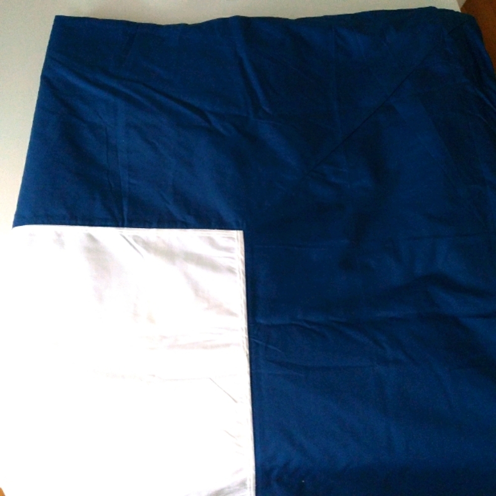 Pottery Barn King Duvet Classic Cuff Border